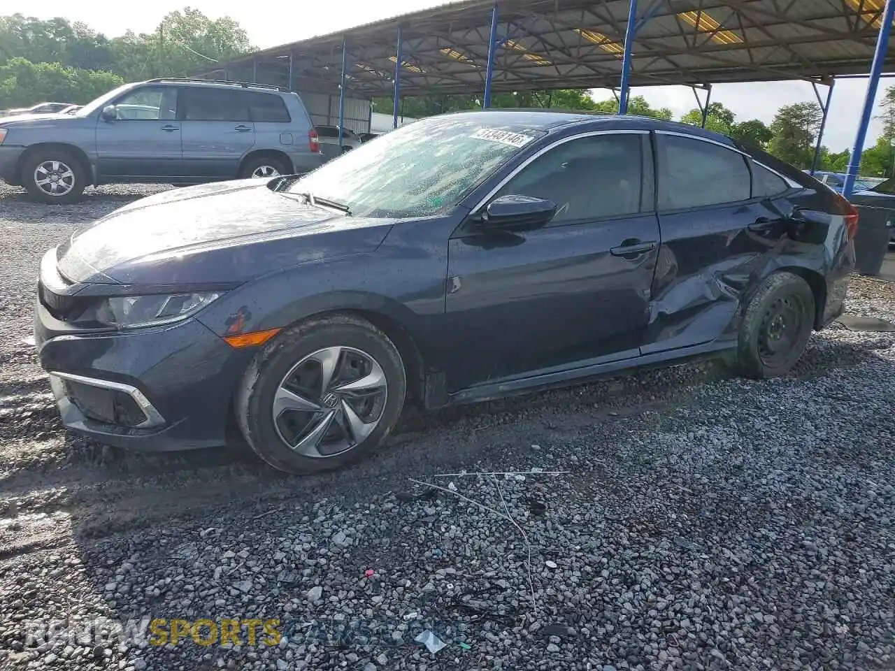 1 Photograph of a damaged car 2HGFC2F63MH536002 HONDA CIVIC 2021