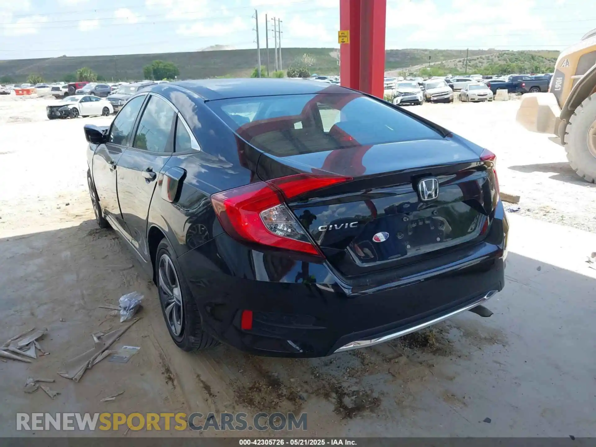 3 fotografías del automóvil dañado 2HGFC2F63MH539952 HONDA CIVIC 2021