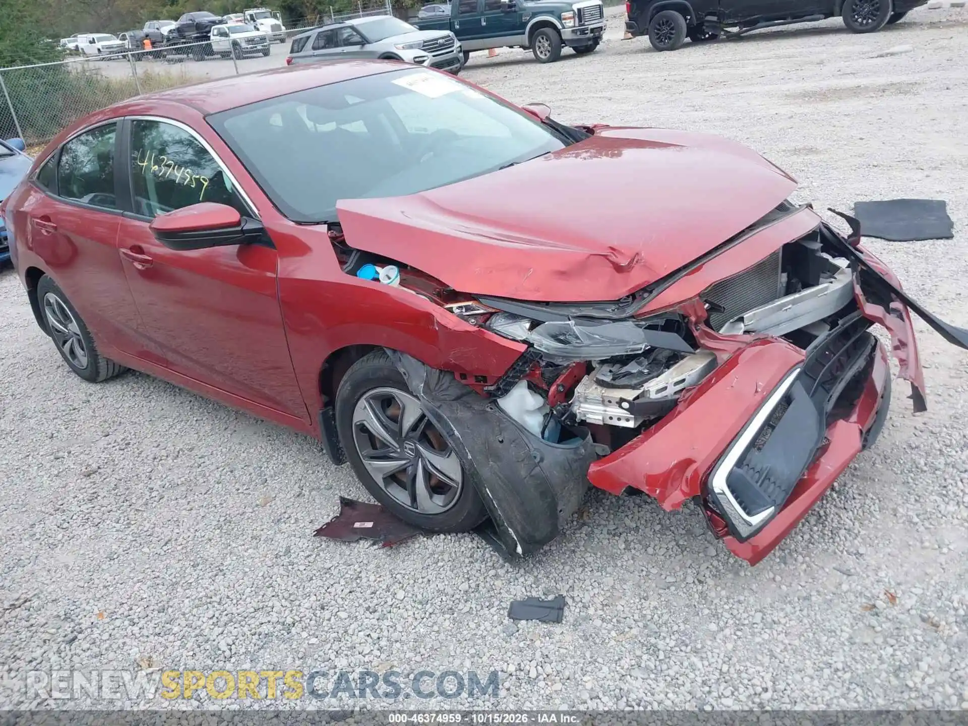 1 Photograph of a damaged car 2HGFC2F63MH548733 HONDA CIVIC 2021