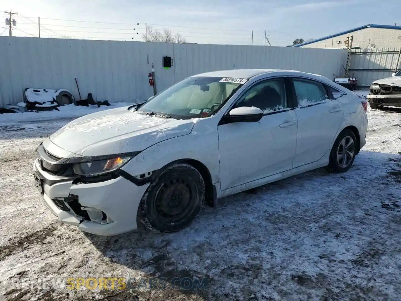 1 Photograph of a damaged car 2HGFC2F63MH550062 HONDA CIVIC 2021