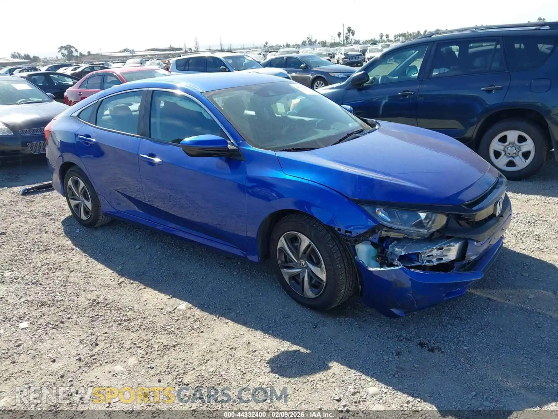 1 Photograph of a damaged car 2HGFC2F64MH521234 HONDA CIVIC 2021