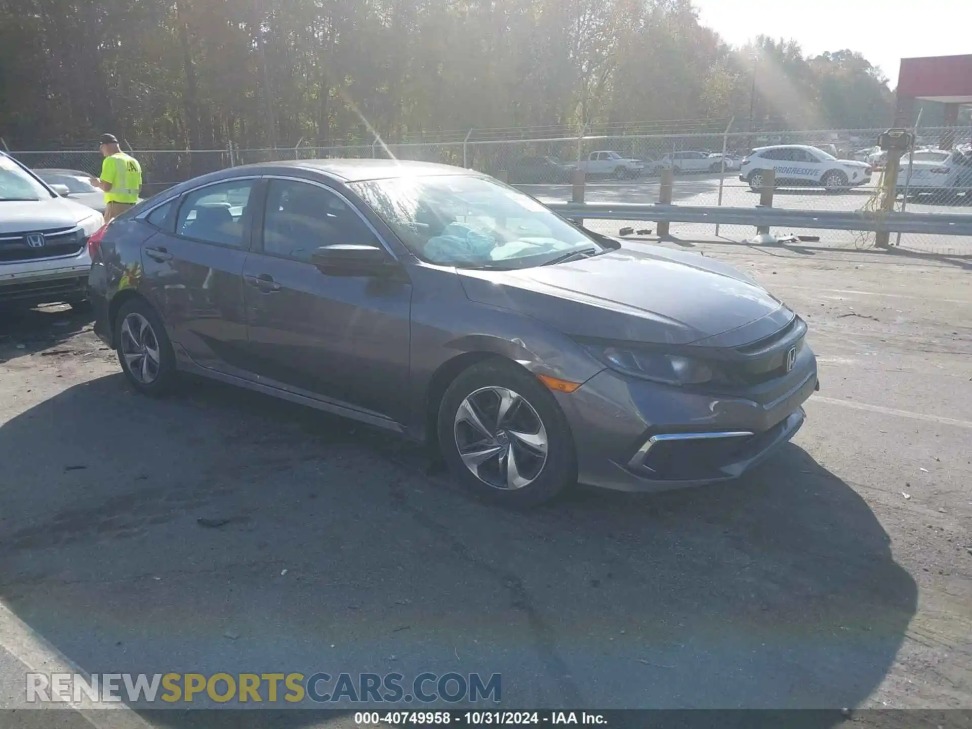 1 Photograph of a damaged car 2HGFC2F64MH546960 HONDA CIVIC 2021