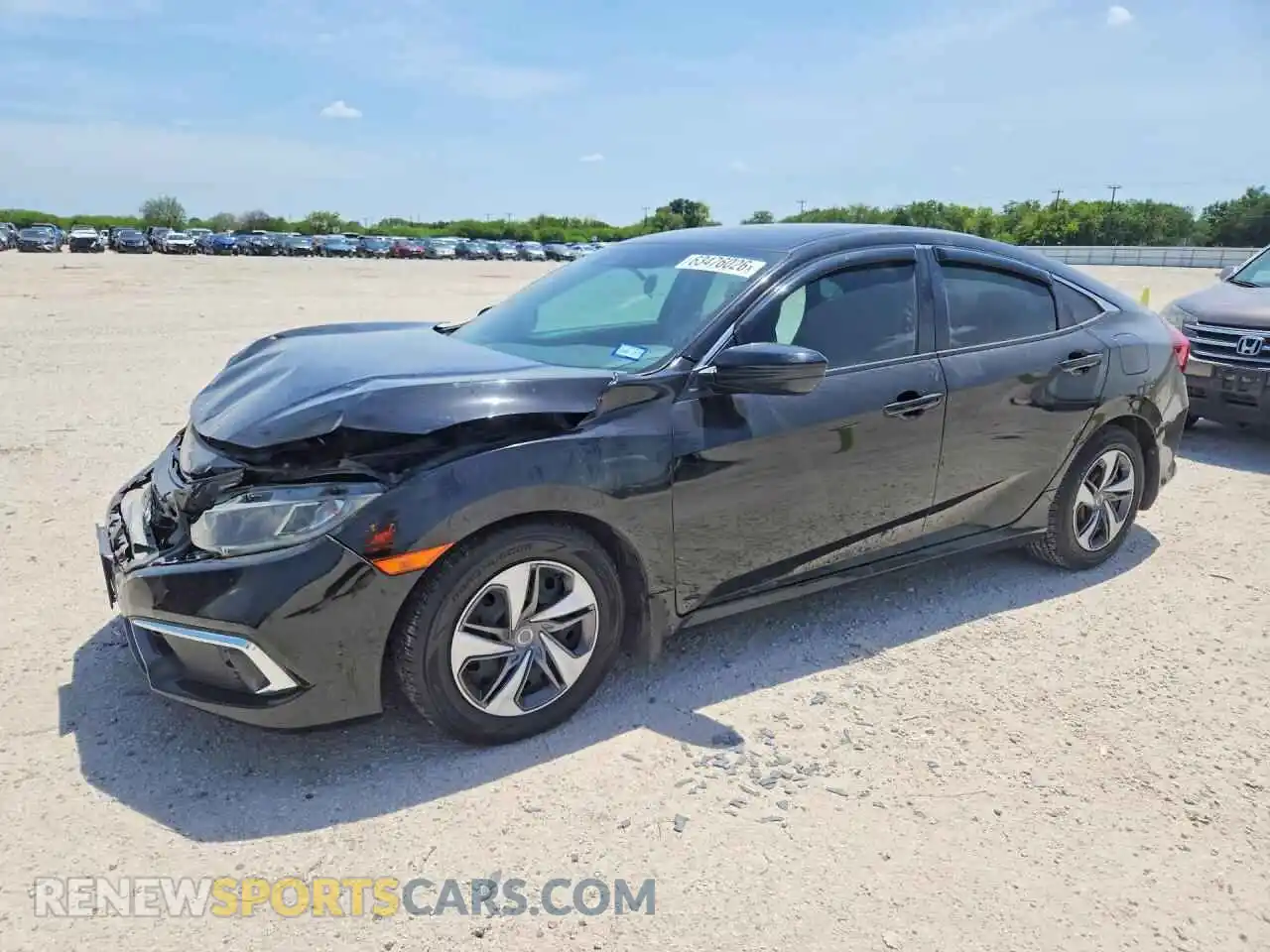 1 Photograph of a damaged car 2HGFC2F64MH554122 HONDA CIVIC 2021