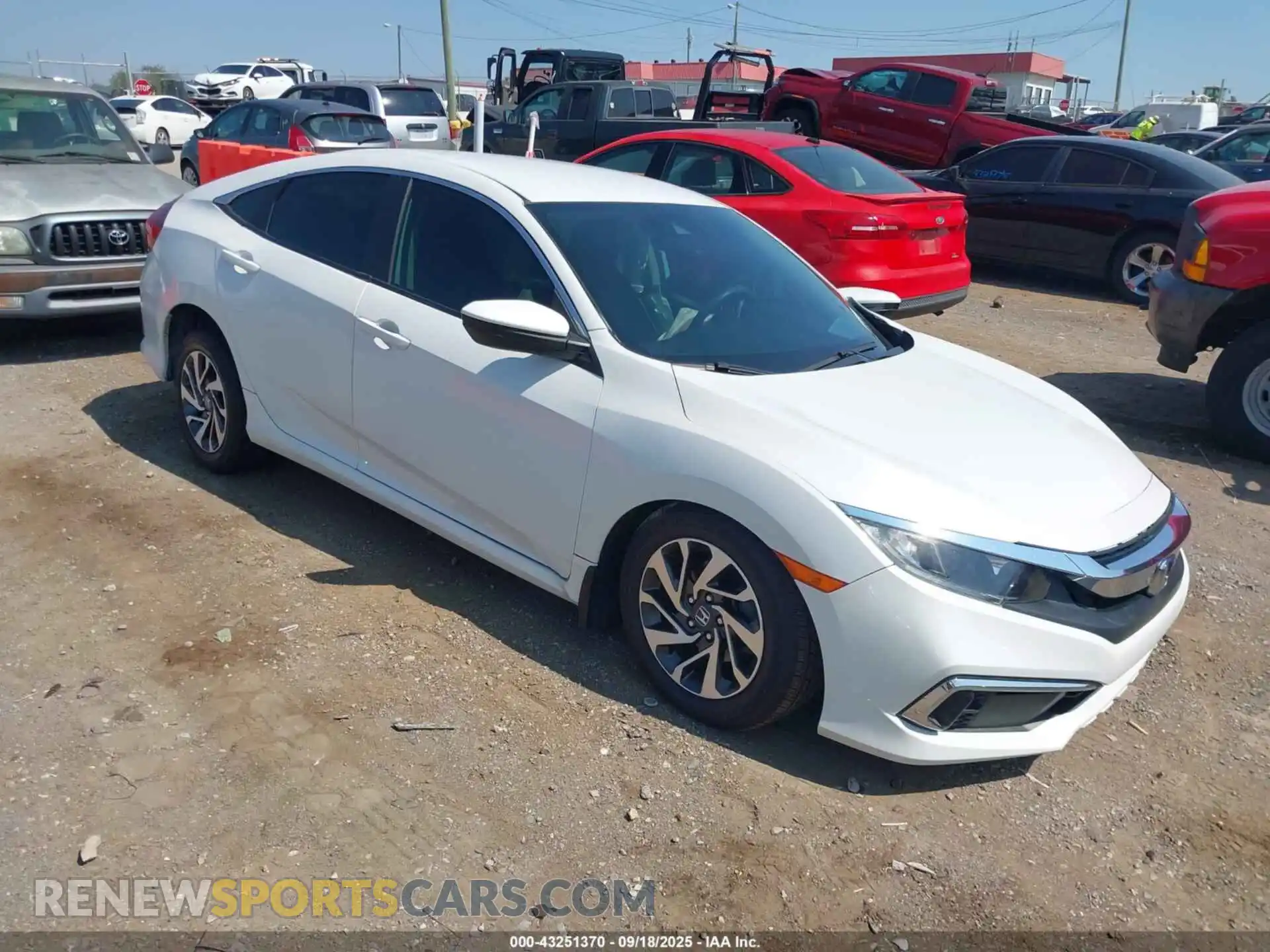 1 Photograph of a damaged car 2HGFC2F65MH514888 HONDA CIVIC 2021