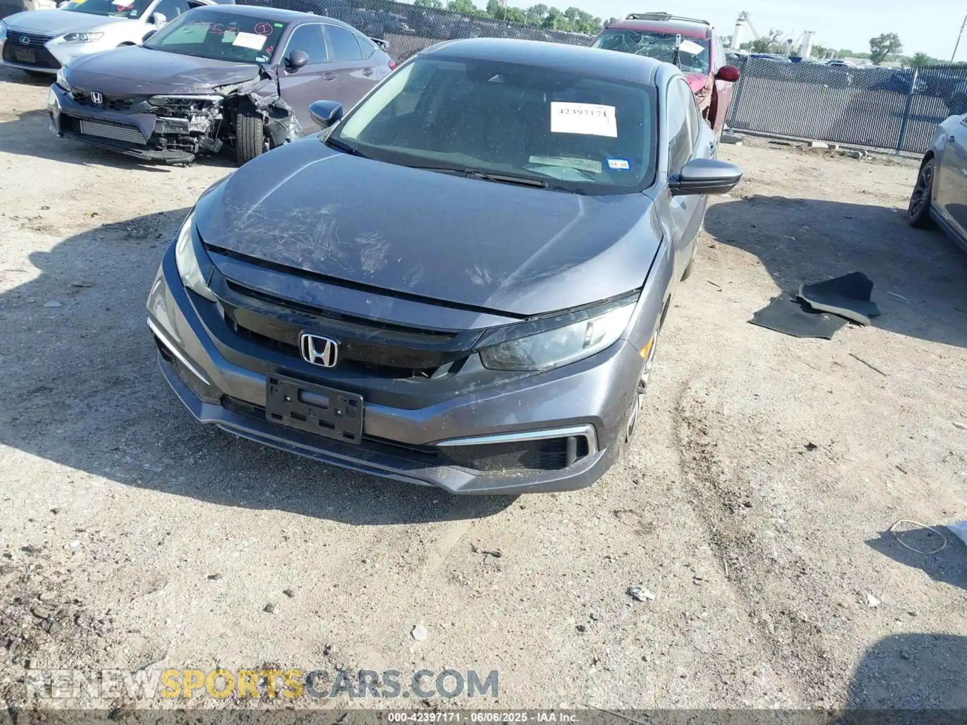 2 fotografías del automóvil dañado 2HGFC2F65MH536079 HONDA CIVIC 2021