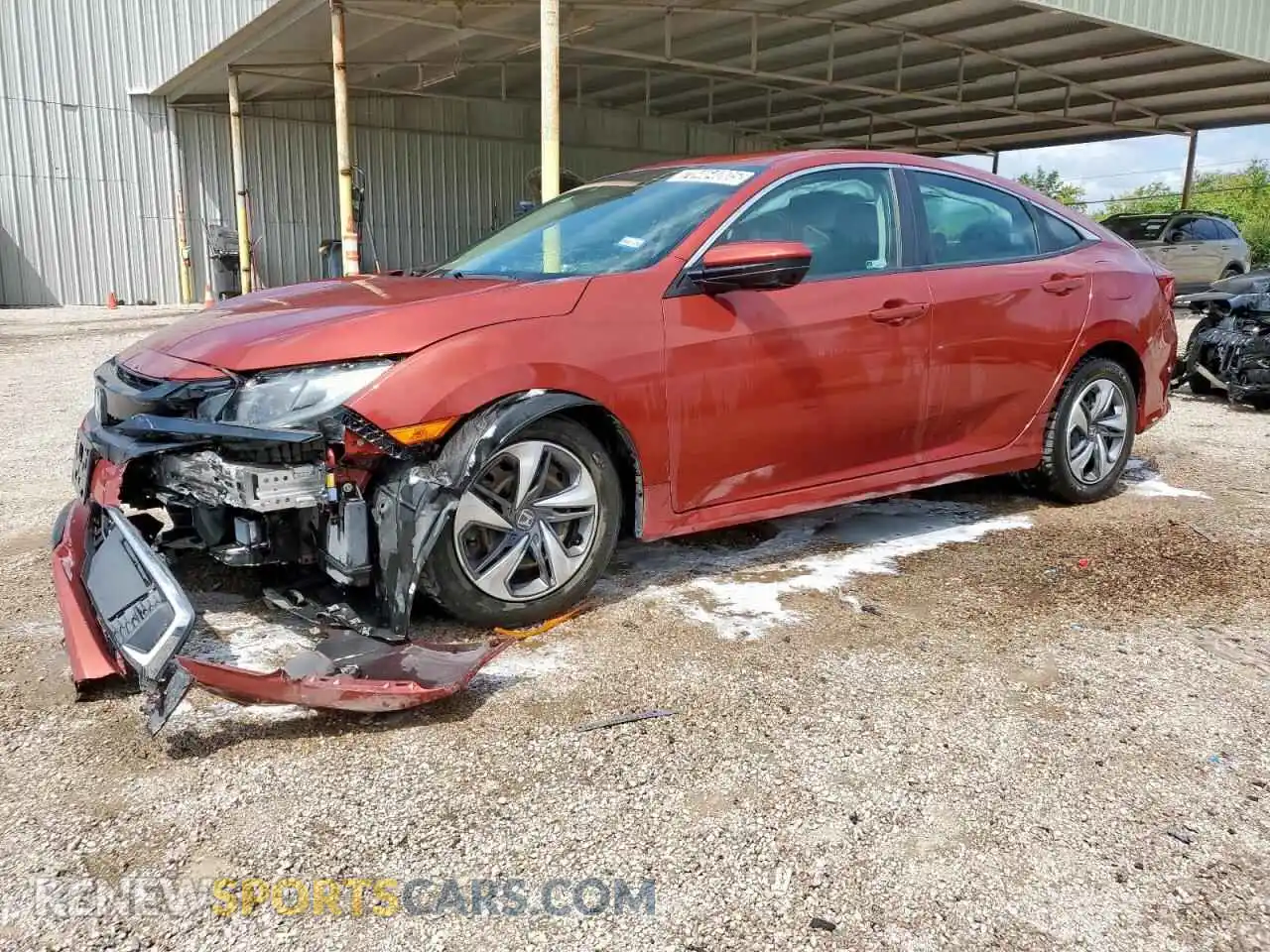 1 Photograph of a damaged car 2HGFC2F65MH537782 HONDA CIVIC 2021