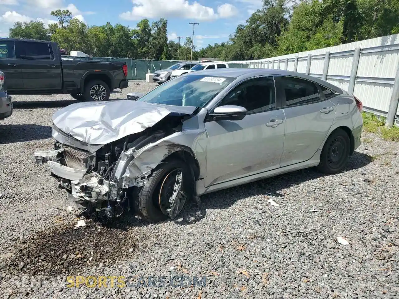 1 Photograph of a damaged car 2HGFC2F65MH549835 HONDA CIVIC 2021