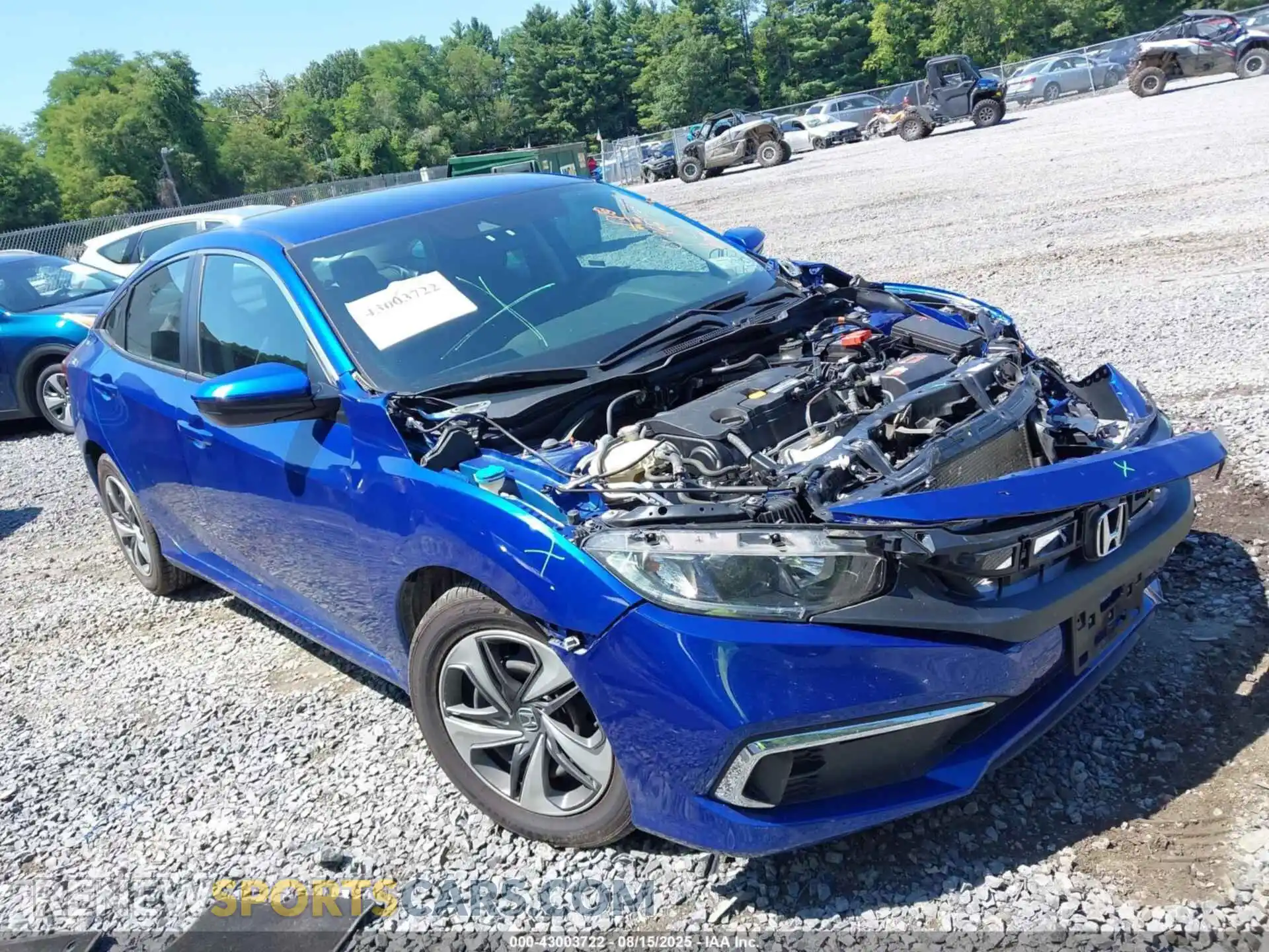 1 Photograph of a damaged car 2HGFC2F65MH559913 HONDA CIVIC 2021