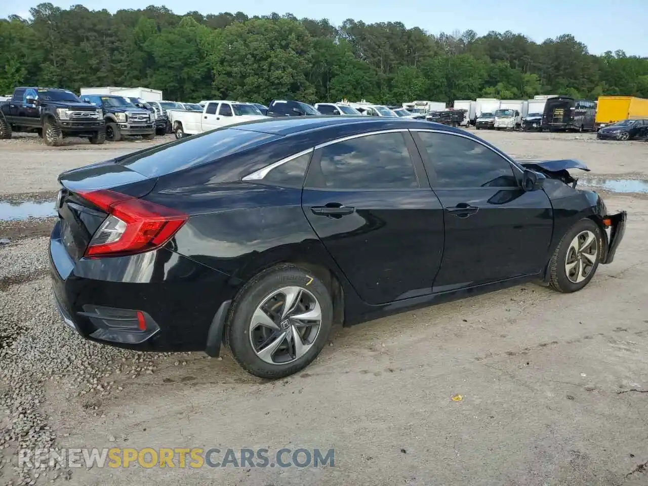 3 Photograph of a damaged car 2HGFC2F66MH519453 HONDA CIVIC 2021