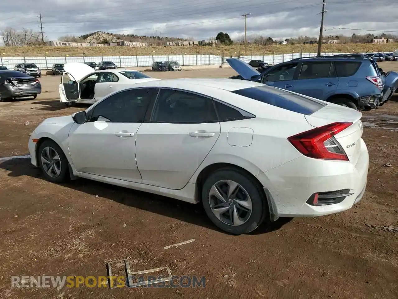 2 fotografías del automóvil dañado 2HGFC2F66MH536883 HONDA CIVIC 2021