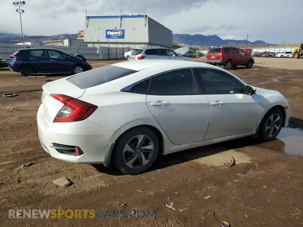 3 fotografías del automóvil dañado 2HGFC2F66MH536883 HONDA CIVIC 2021