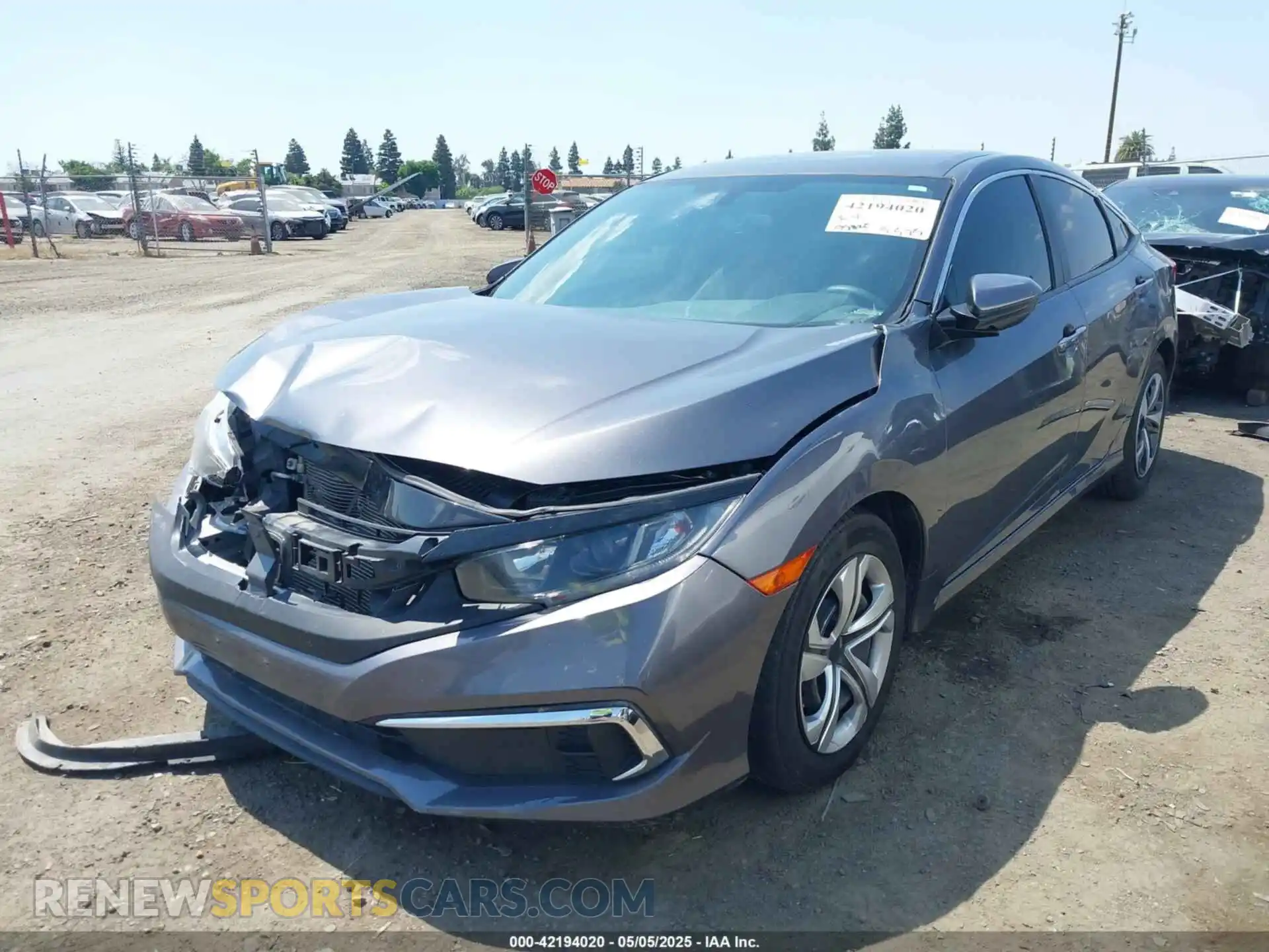 2 fotografías del automóvil dañado 2HGFC2F66MH559998 HONDA CIVIC 2021