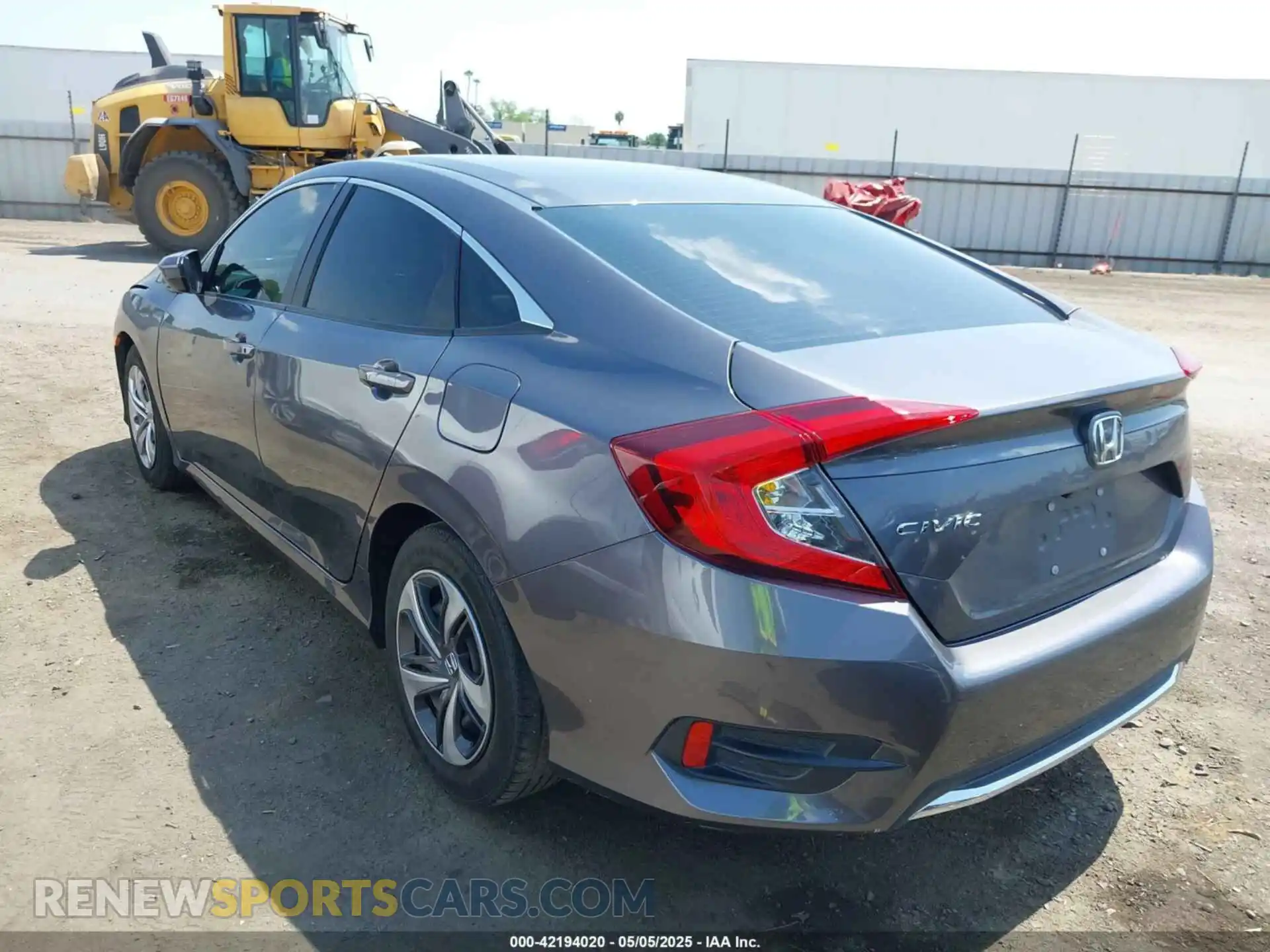 3 fotografías del automóvil dañado 2HGFC2F66MH559998 HONDA CIVIC 2021