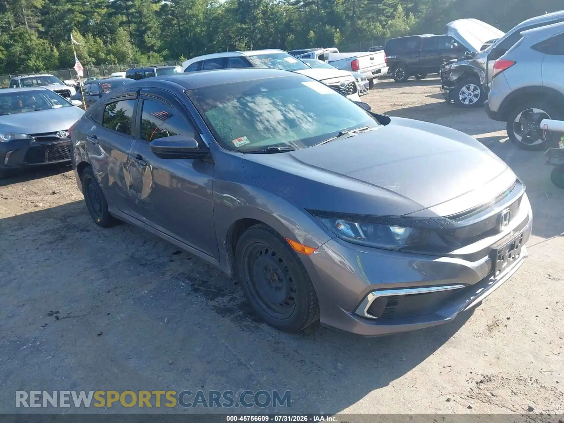1 Photograph of a damaged car 2HGFC2F67MH513595 HONDA CIVIC 2021
