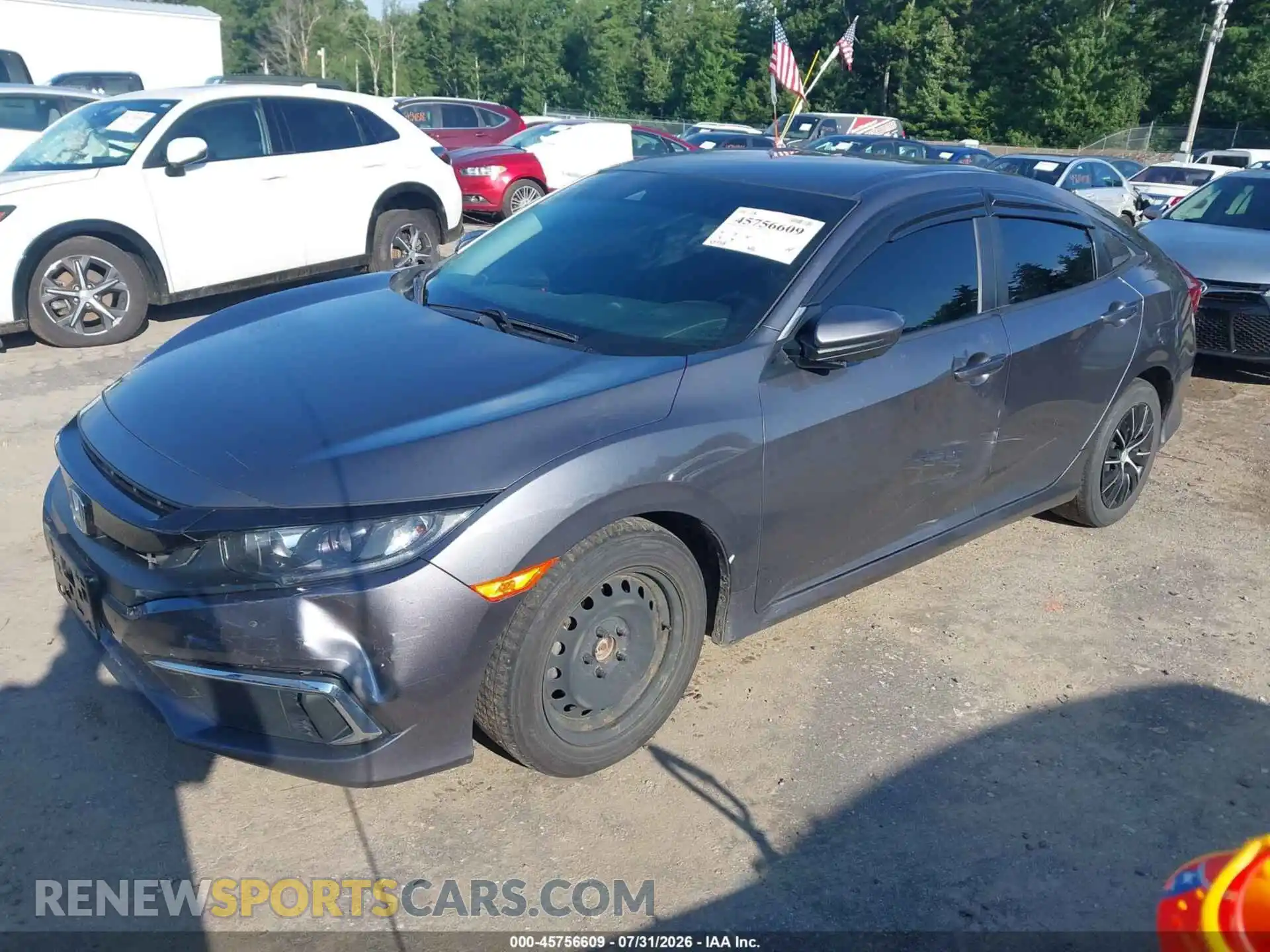 2 Photograph of a damaged car 2HGFC2F67MH513595 HONDA CIVIC 2021