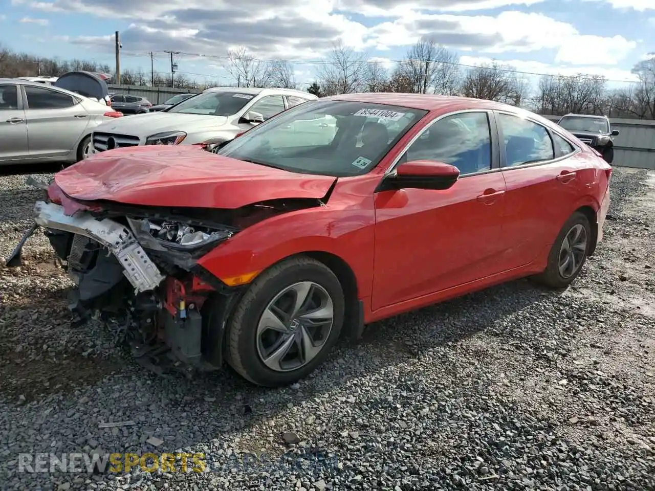 1 Photograph of a damaged car 2HGFC2F67MH520143 HONDA CIVIC 2021
