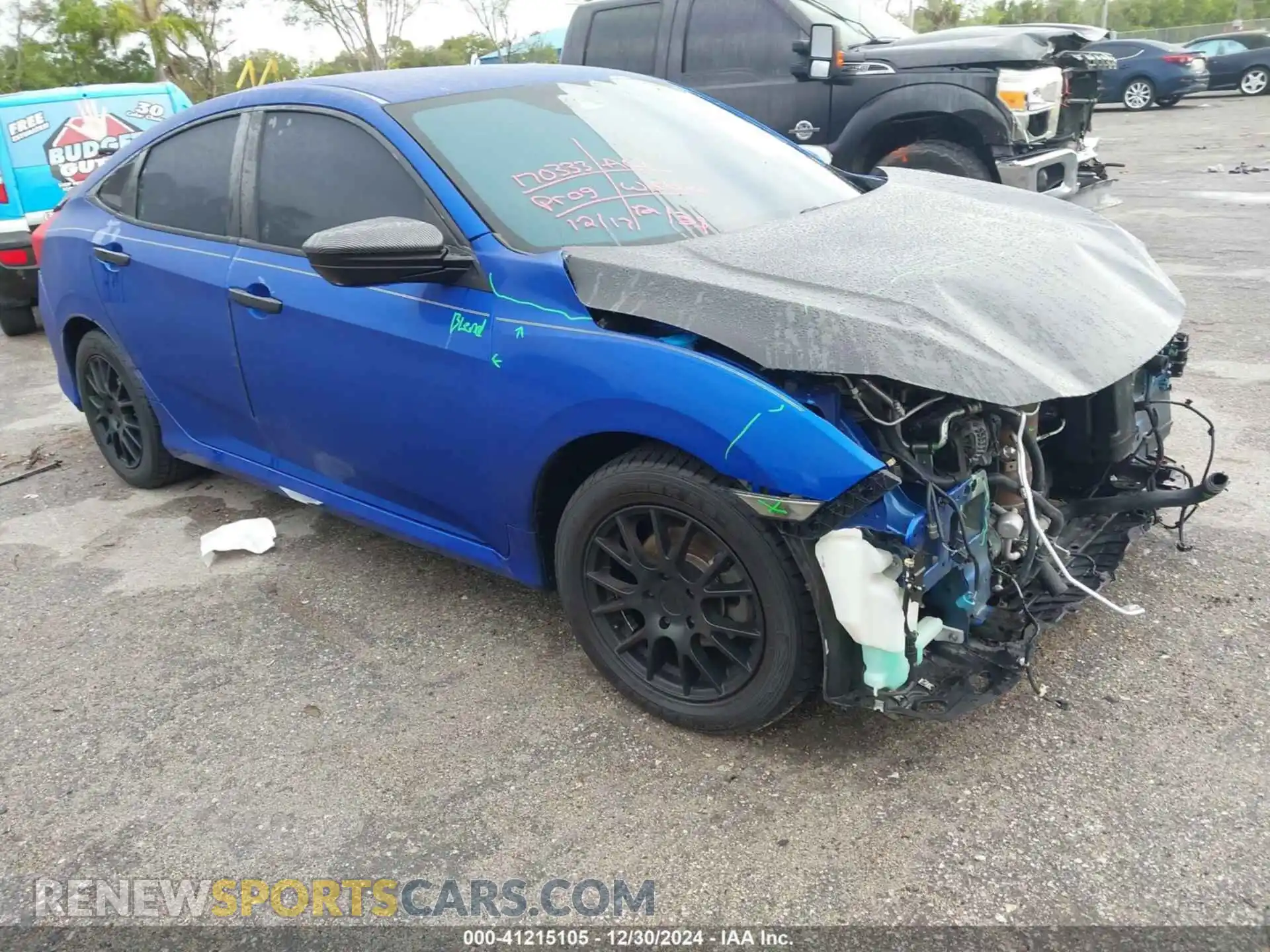 1 Photograph of a damaged car 2HGFC2F67MH534687 HONDA CIVIC 2021