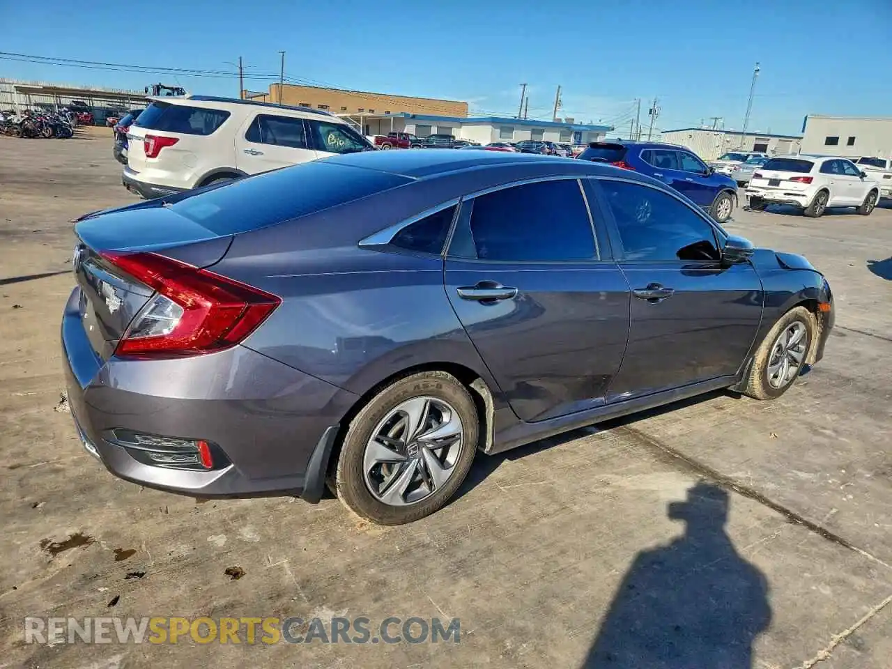 3 fotografías del automóvil dañado 2HGFC2F67MH536102 HONDA CIVIC 2021