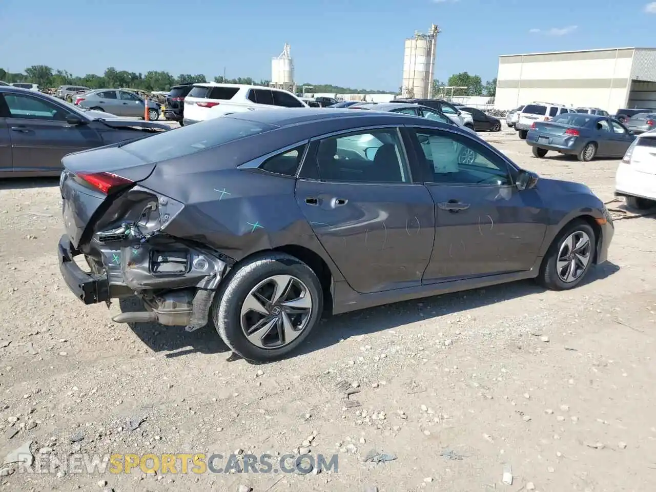 3 Photograph of a damaged car 2HGFC2F67MH545639 HONDA CIVIC 2021