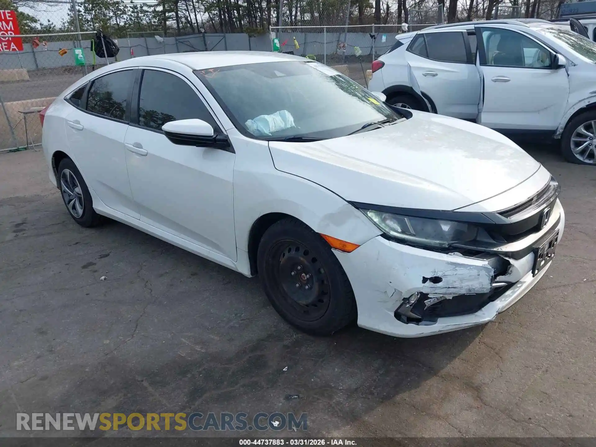 1 Photograph of a damaged car 2HGFC2F67MH550355 HONDA CIVIC 2021
