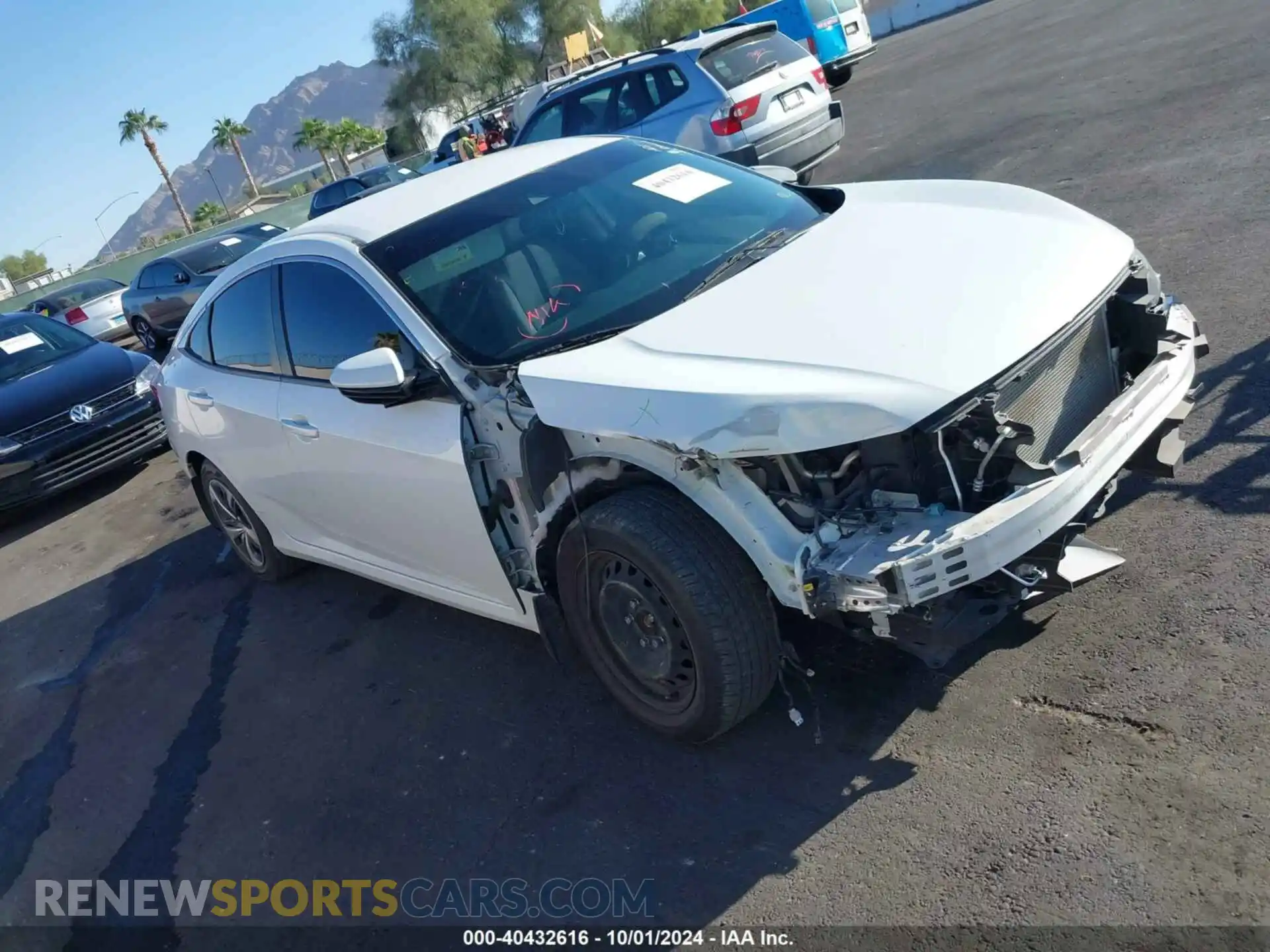 1 Photograph of a damaged car 2HGFC2F67MH551800 HONDA CIVIC 2021
