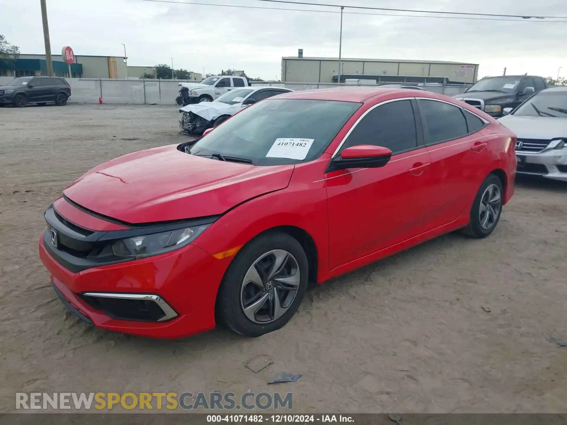 2 Photograph of a damaged car 2HGFC2F67MH556995 HONDA CIVIC 2021