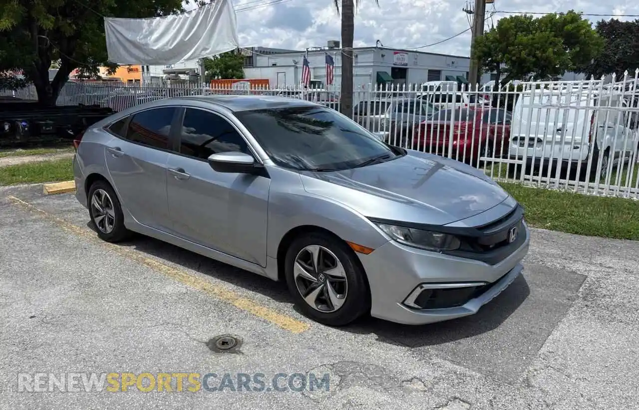 1 Photograph of a damaged car 2HGFC2F68MH501195 HONDA CIVIC 2021