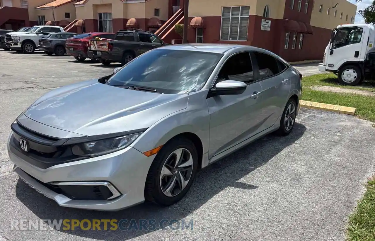 2 Photograph of a damaged car 2HGFC2F68MH501195 HONDA CIVIC 2021