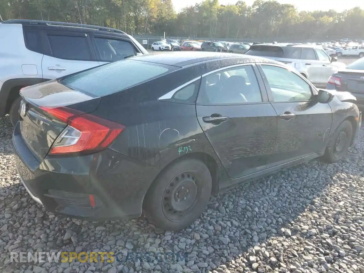 3 fotografías del automóvil dañado 2HGFC2F68MH501438 HONDA CIVIC 2021
