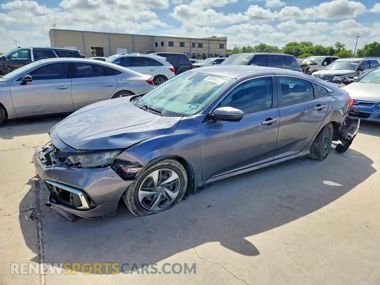 1 Photograph of a damaged car 2HGFC2F68MH521026 HONDA CIVIC 2021