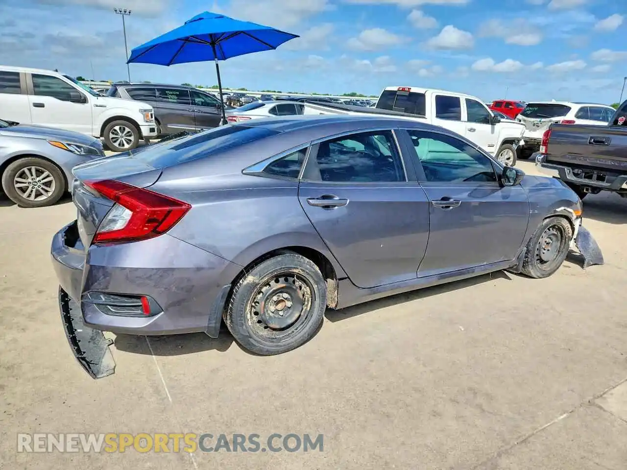 3 Photograph of a damaged car 2HGFC2F68MH521026 HONDA CIVIC 2021