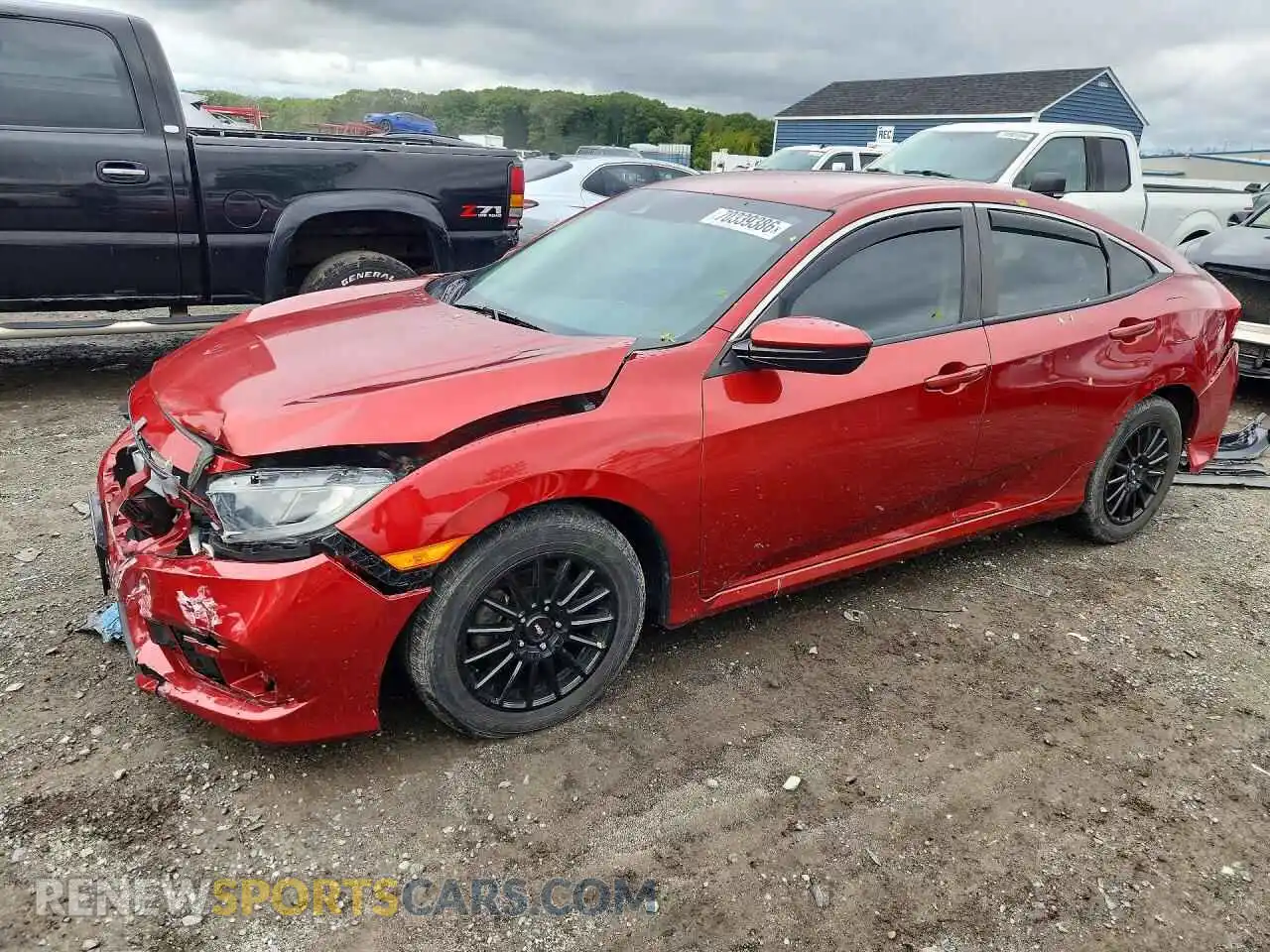 1 Photograph of a damaged car 2HGFC2F68MH525562 HONDA CIVIC 2021