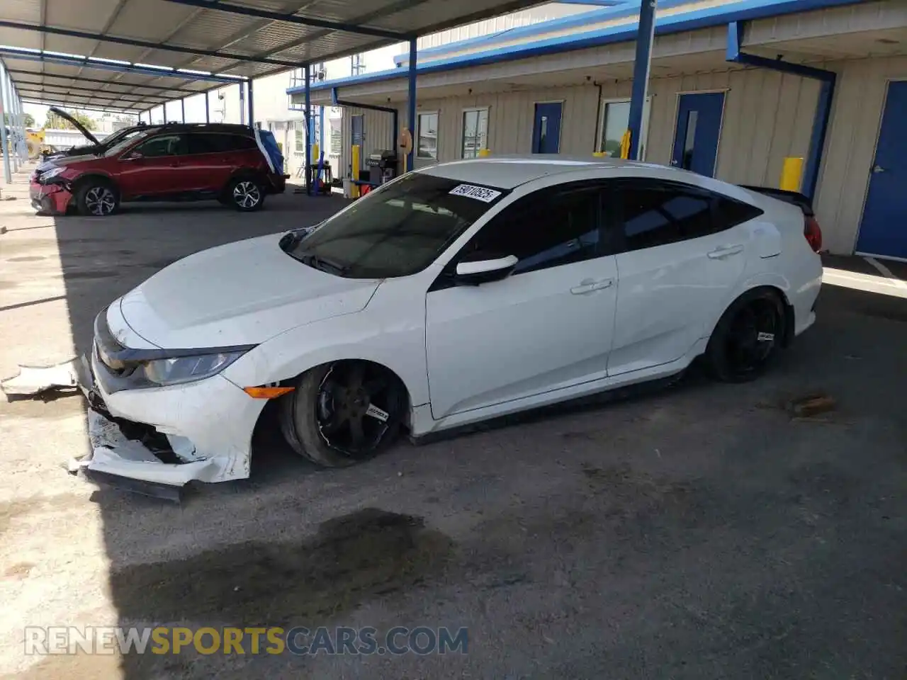1 Photograph of a damaged car 2HGFC2F68MH543785 HONDA CIVIC 2021