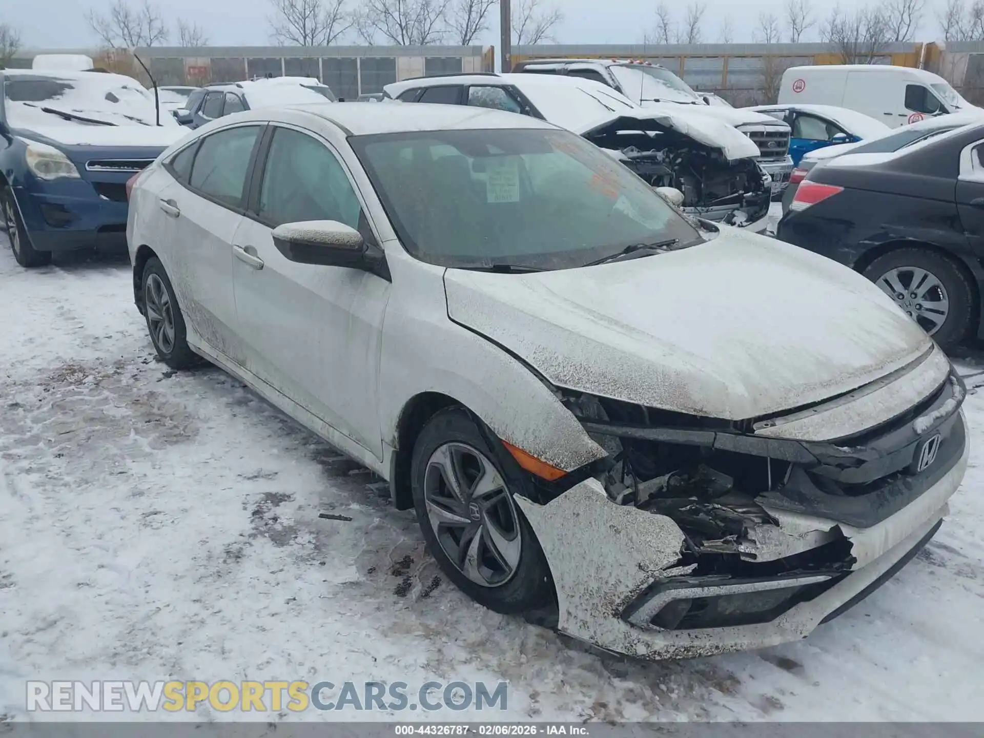 1 Photograph of a damaged car 2HGFC2F68MH544922 HONDA CIVIC 2021