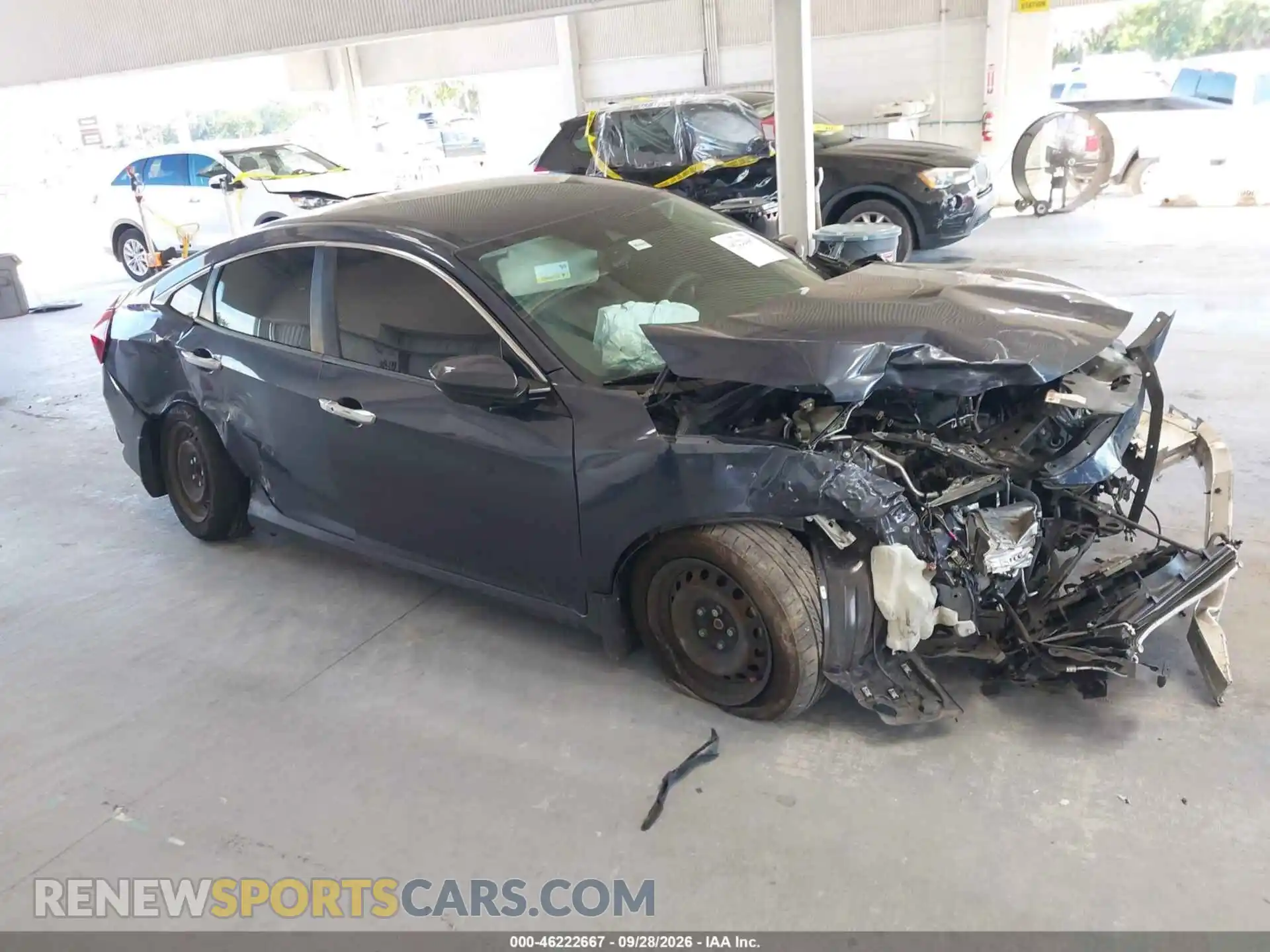 1 Photograph of a damaged car 2HGFC2F68MH554799 HONDA CIVIC 2021