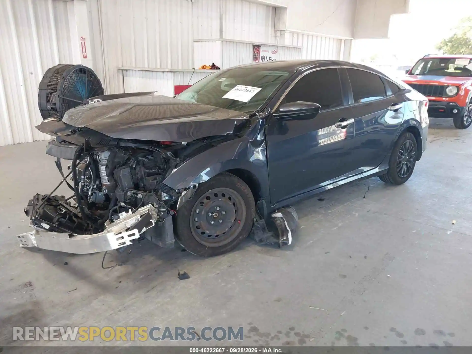 2 Photograph of a damaged car 2HGFC2F68MH554799 HONDA CIVIC 2021