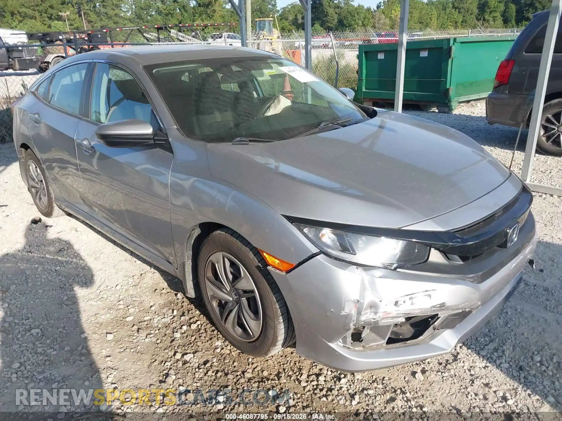1 Photograph of a damaged car 2HGFC2F69MH500167 HONDA CIVIC 2021