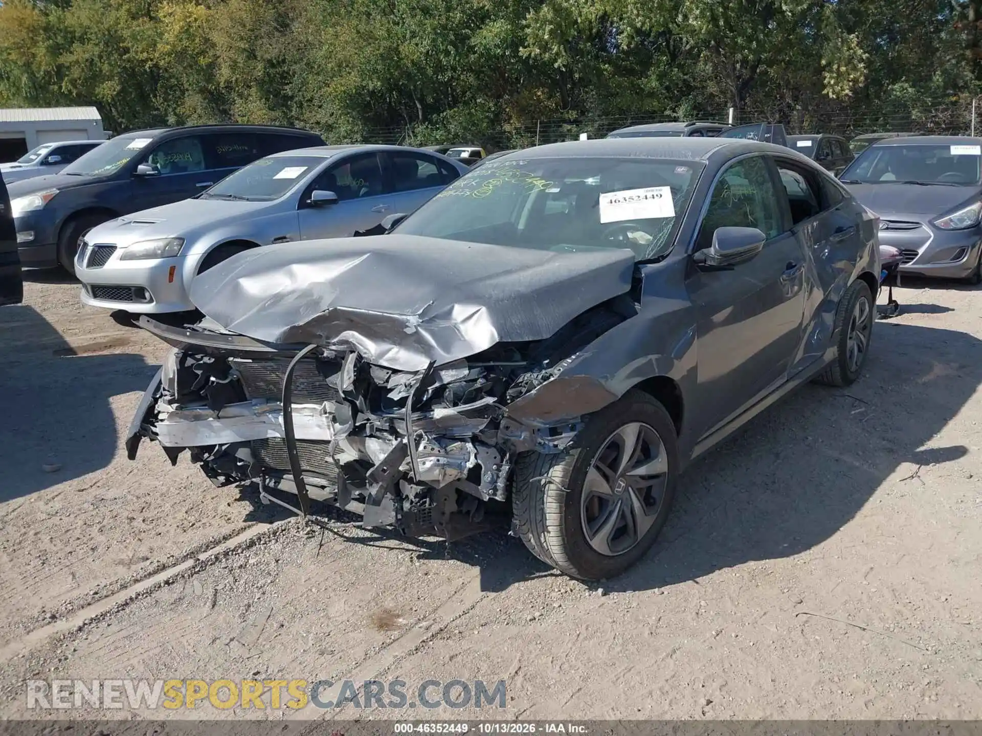 2 fotografías del automóvil dañado 2HGFC2F69MH509774 HONDA CIVIC 2021