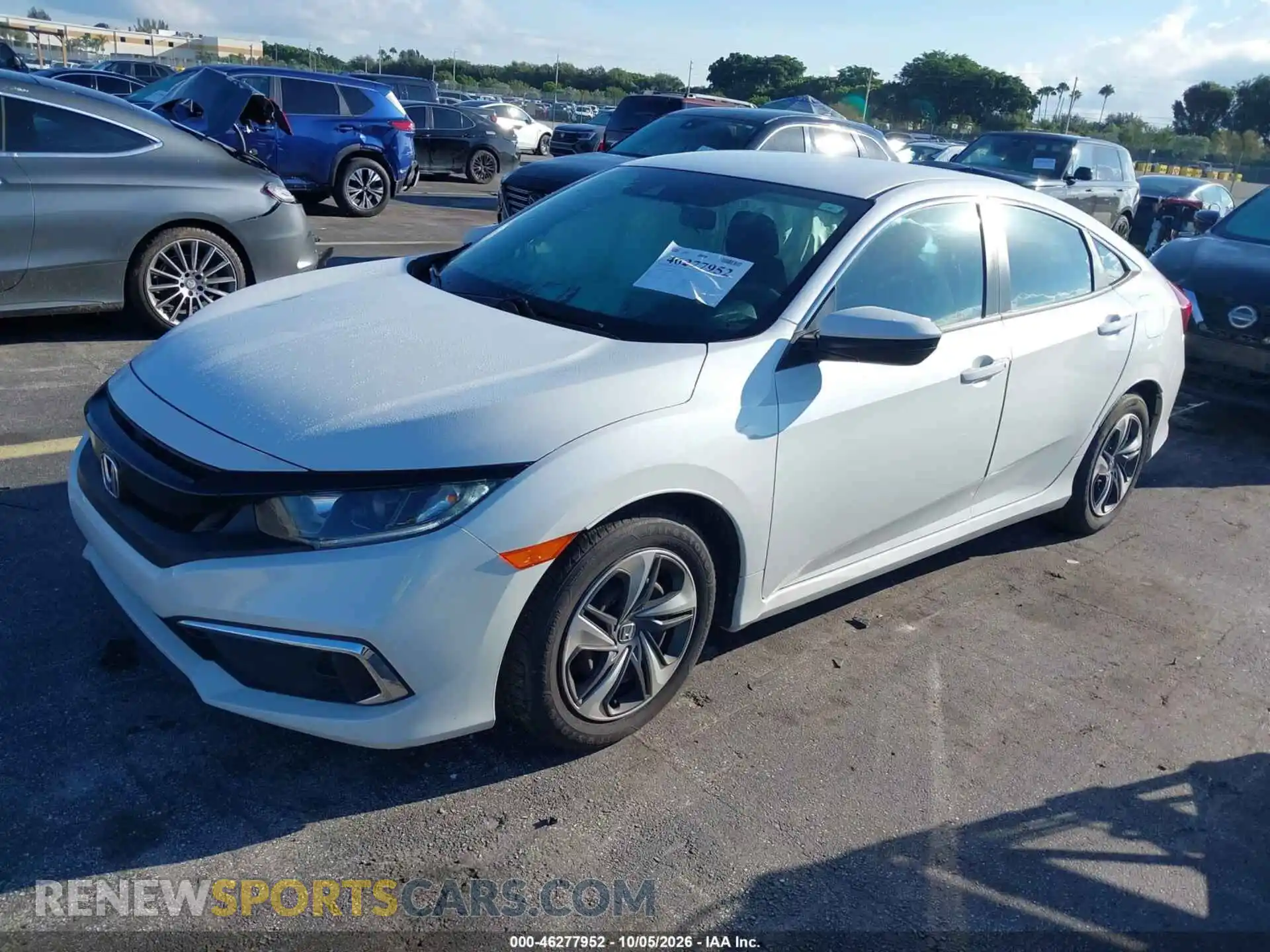 2 Photograph of a damaged car 2HGFC2F69MH520581 HONDA CIVIC 2021