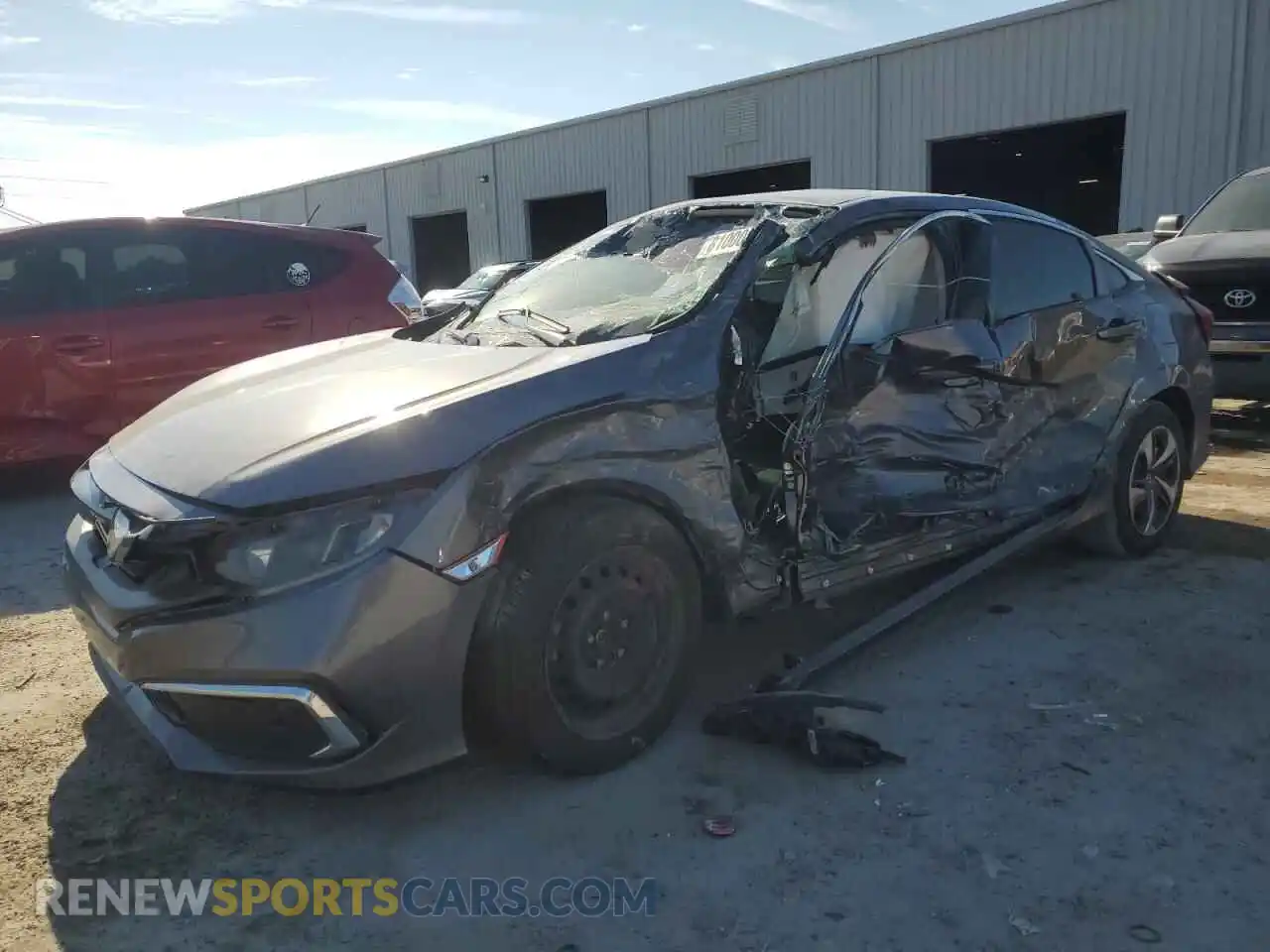 1 Photograph of a damaged car 2HGFC2F69MH528051 HONDA CIVIC 2021