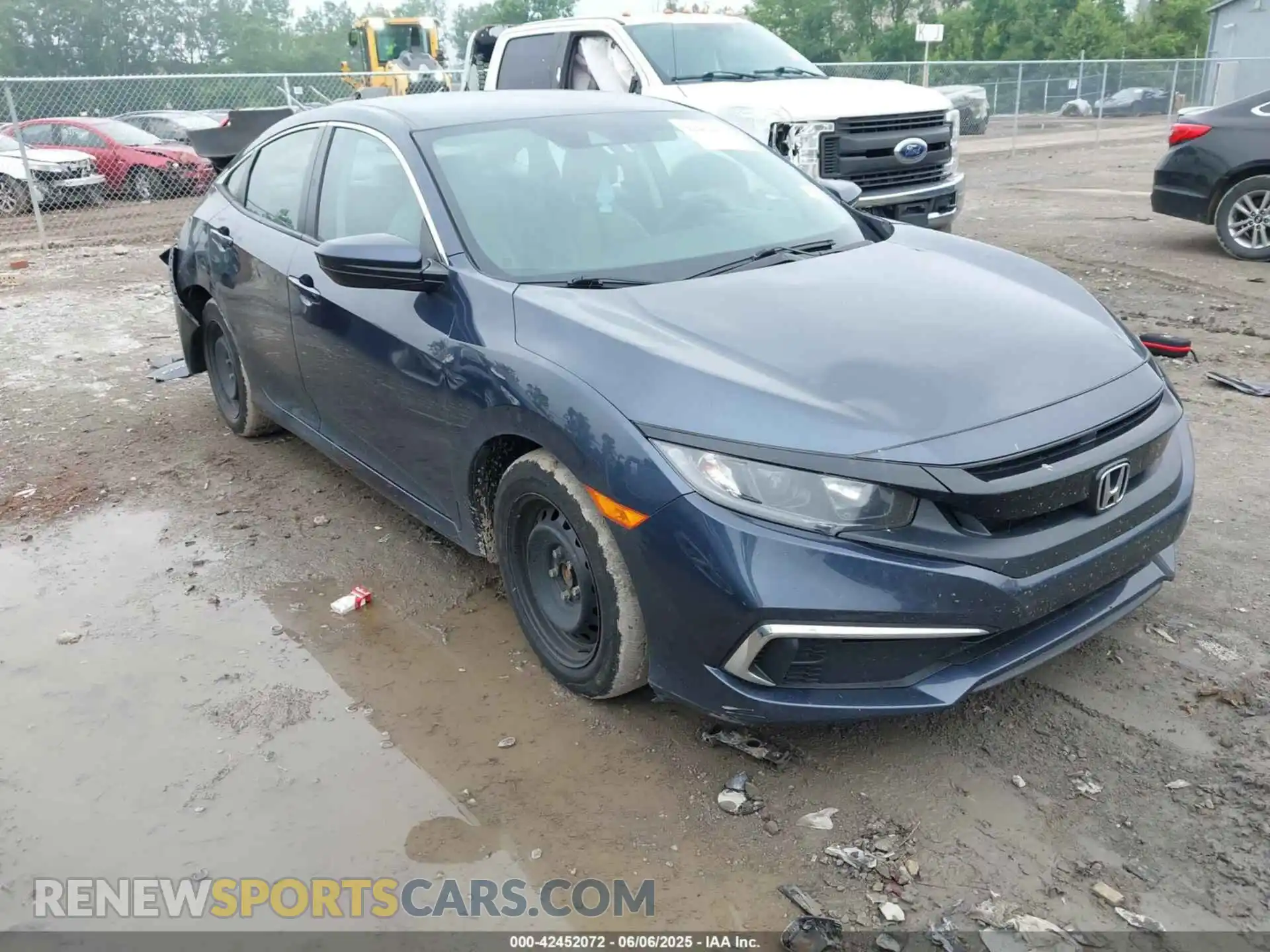 1 Photograph of a damaged car 2HGFC2F69MH530804 HONDA CIVIC 2021