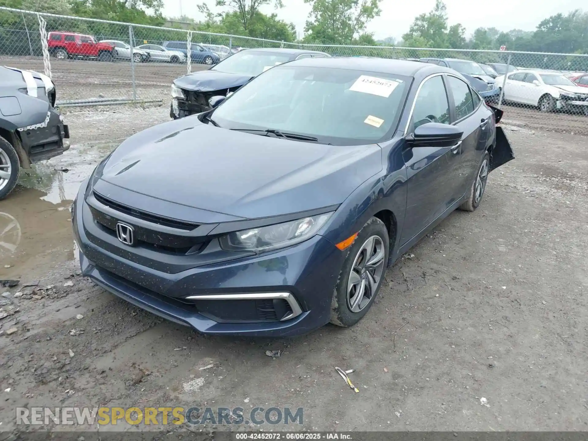 2 Photograph of a damaged car 2HGFC2F69MH530804 HONDA CIVIC 2021