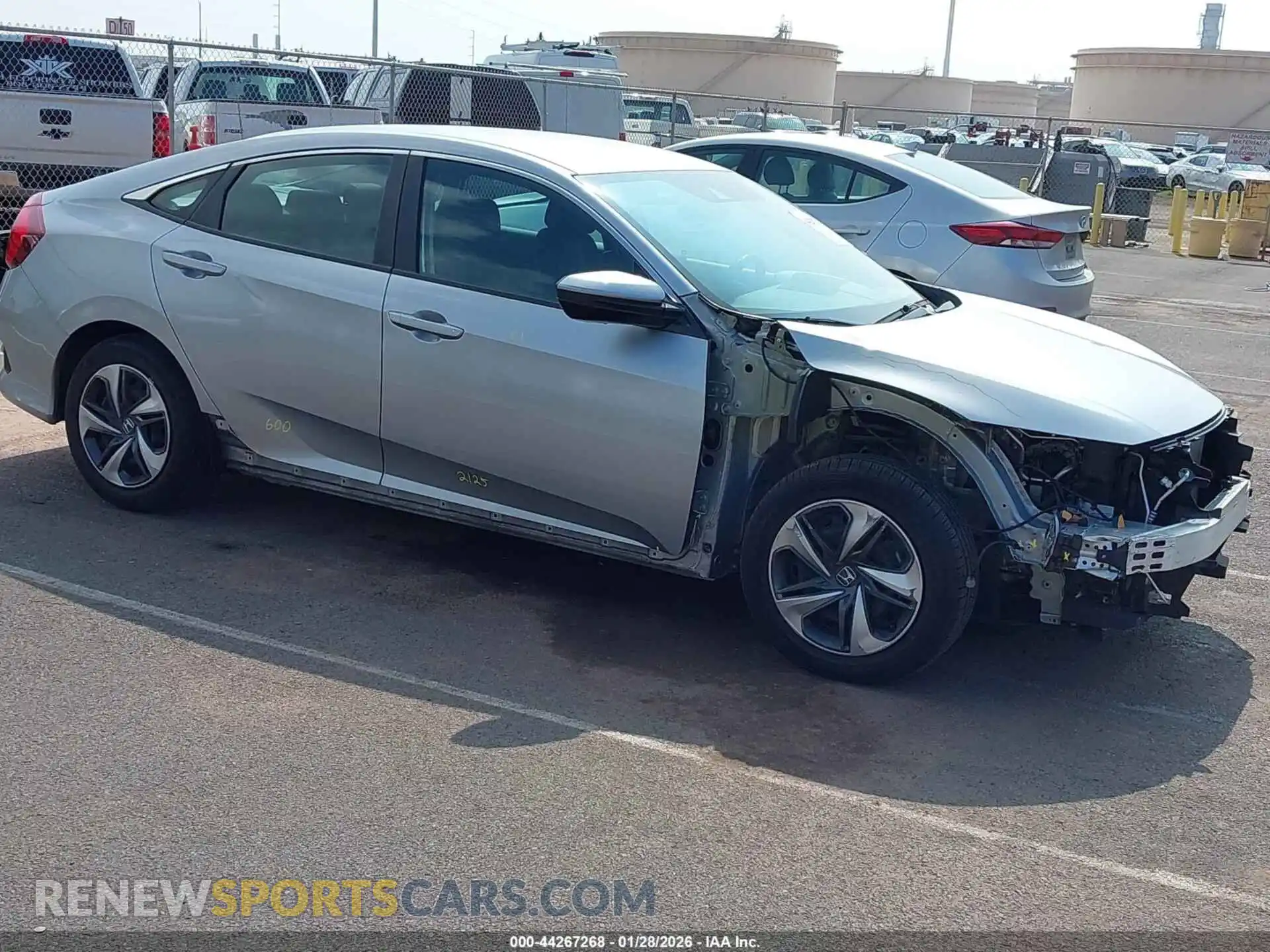 1 Photograph of a damaged car 2HGFC2F69MH532214 HONDA CIVIC 2021