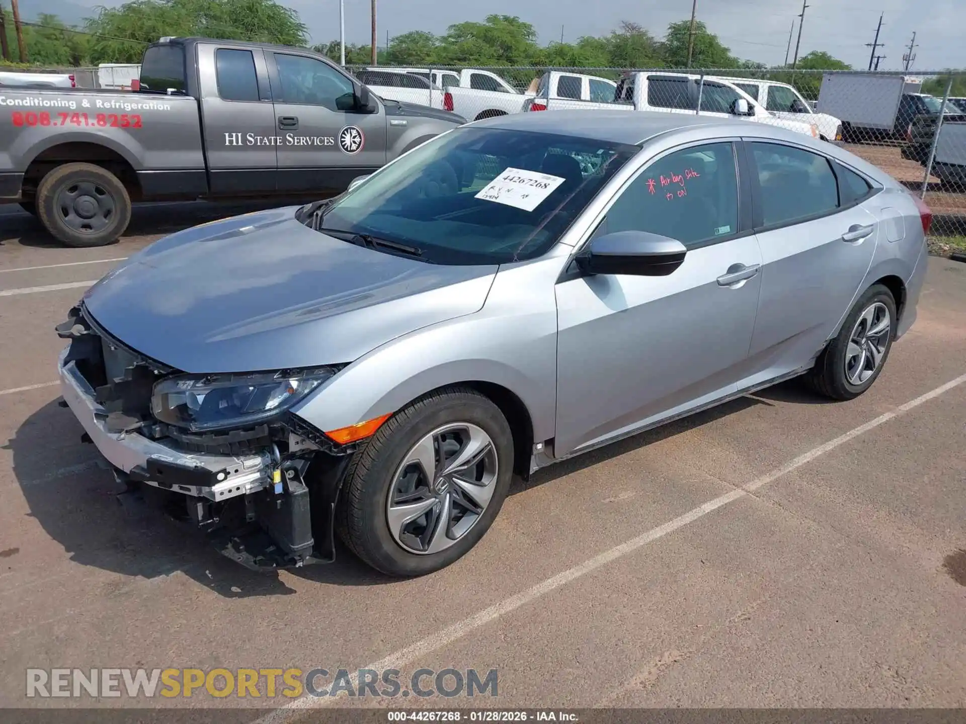 2 Photograph of a damaged car 2HGFC2F69MH532214 HONDA CIVIC 2021