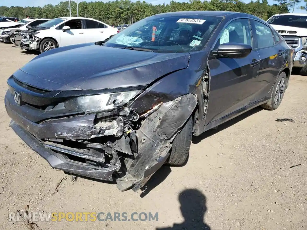 1 Photograph of a damaged car 2HGFC2F69MH539101 HONDA CIVIC 2021