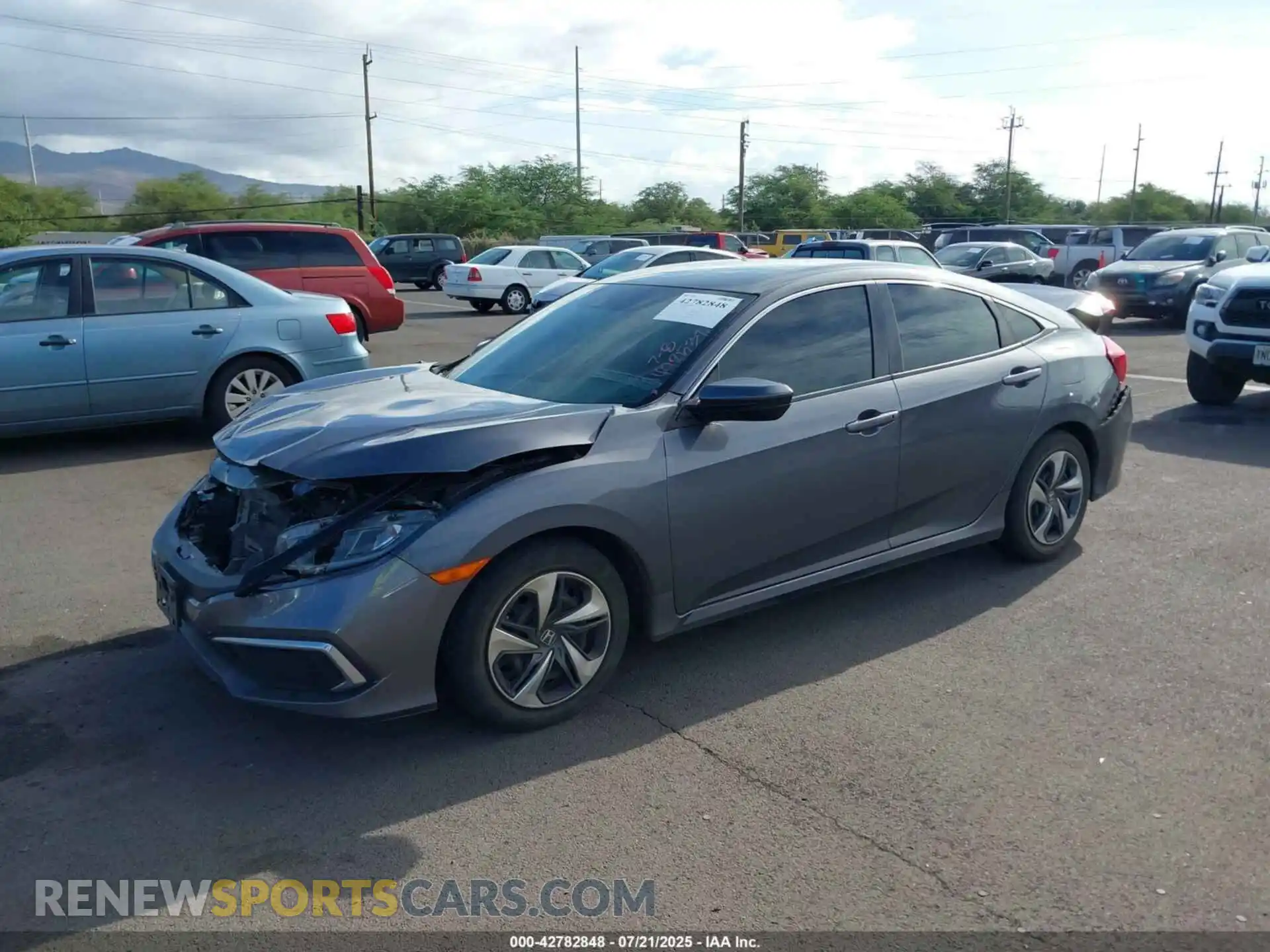 2 Photograph of a damaged car 2HGFC2F69MH545061 HONDA CIVIC 2021