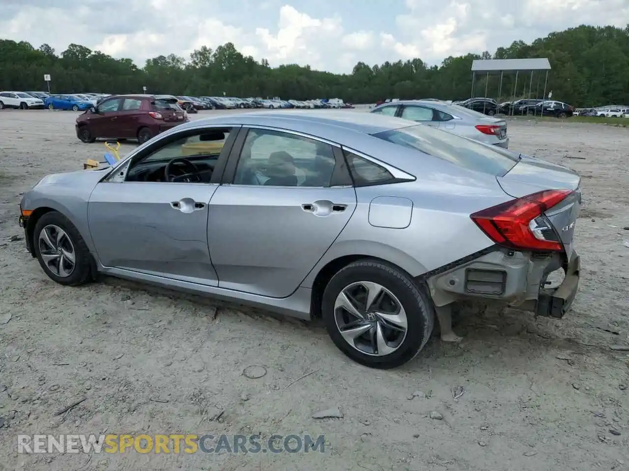 2 fotografías del automóvil dañado 2HGFC2F6XMH529712 HONDA CIVIC 2021