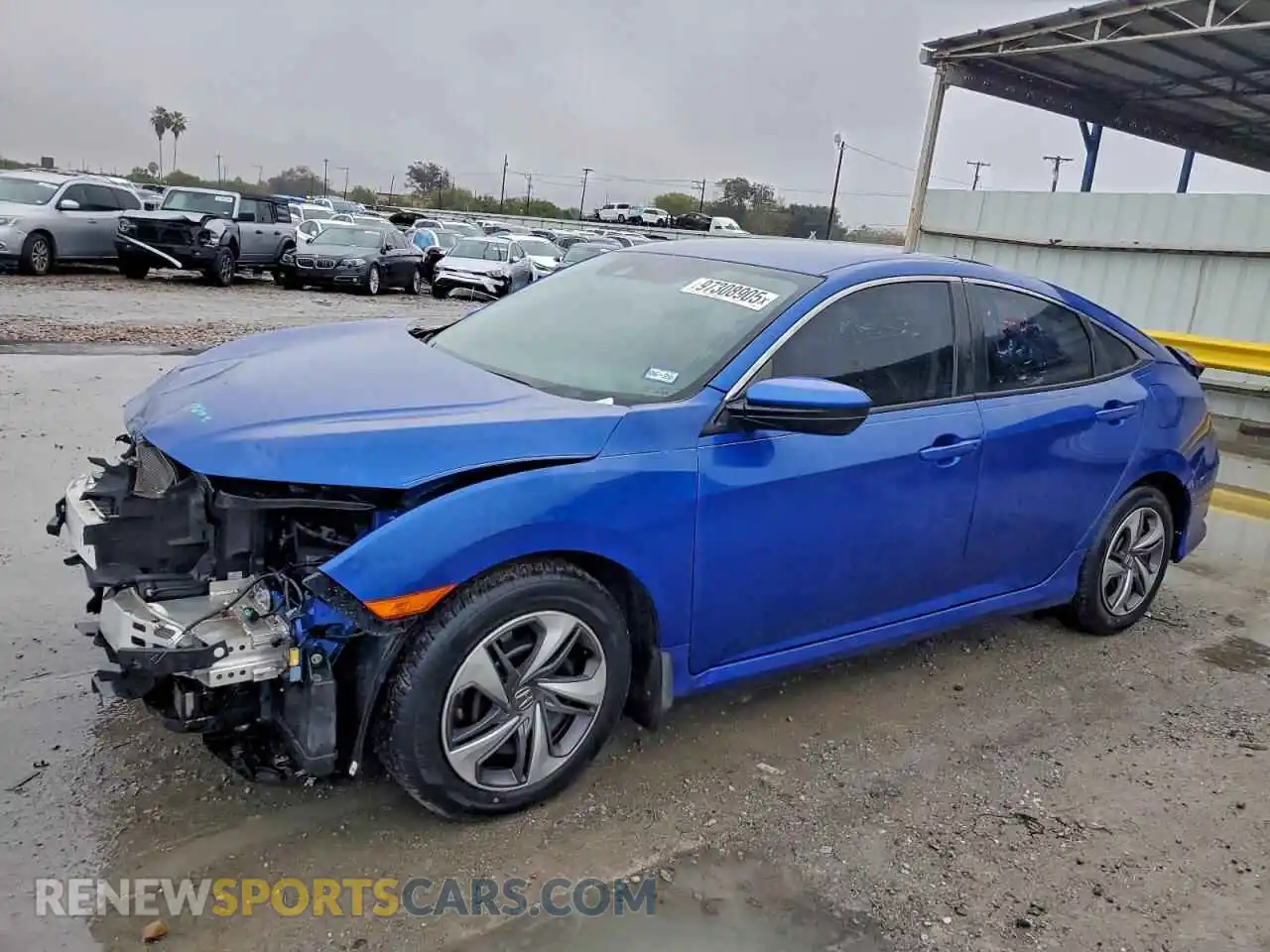 1 Photograph of a damaged car 2HGFC2F6XMH533713 HONDA CIVIC 2021