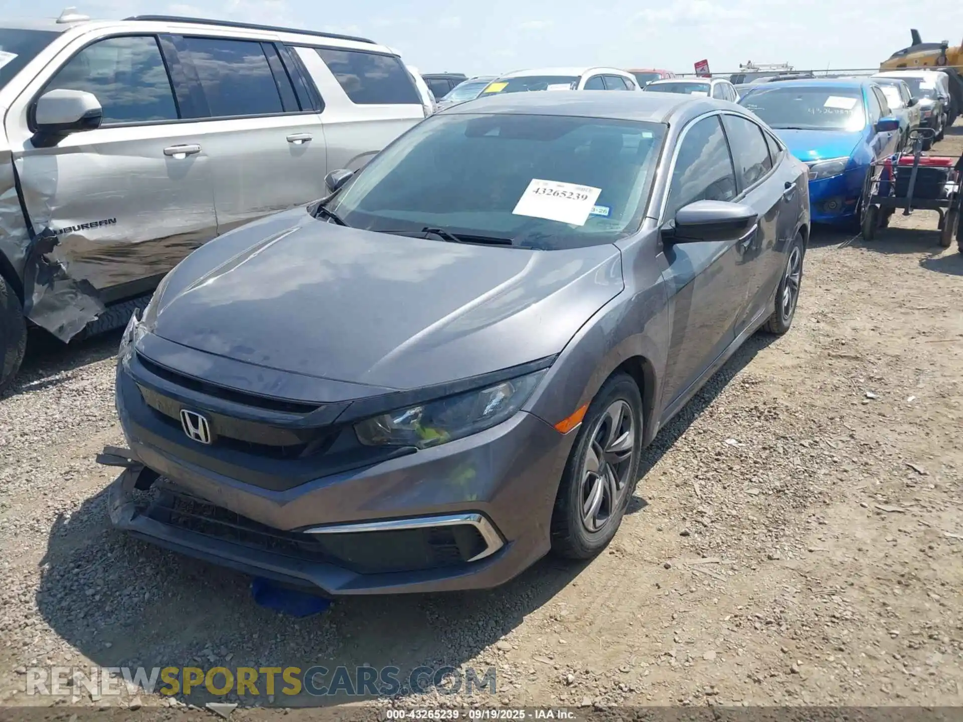 2 Photograph of a damaged car 2HGFC2F6XMH545666 HONDA CIVIC 2021