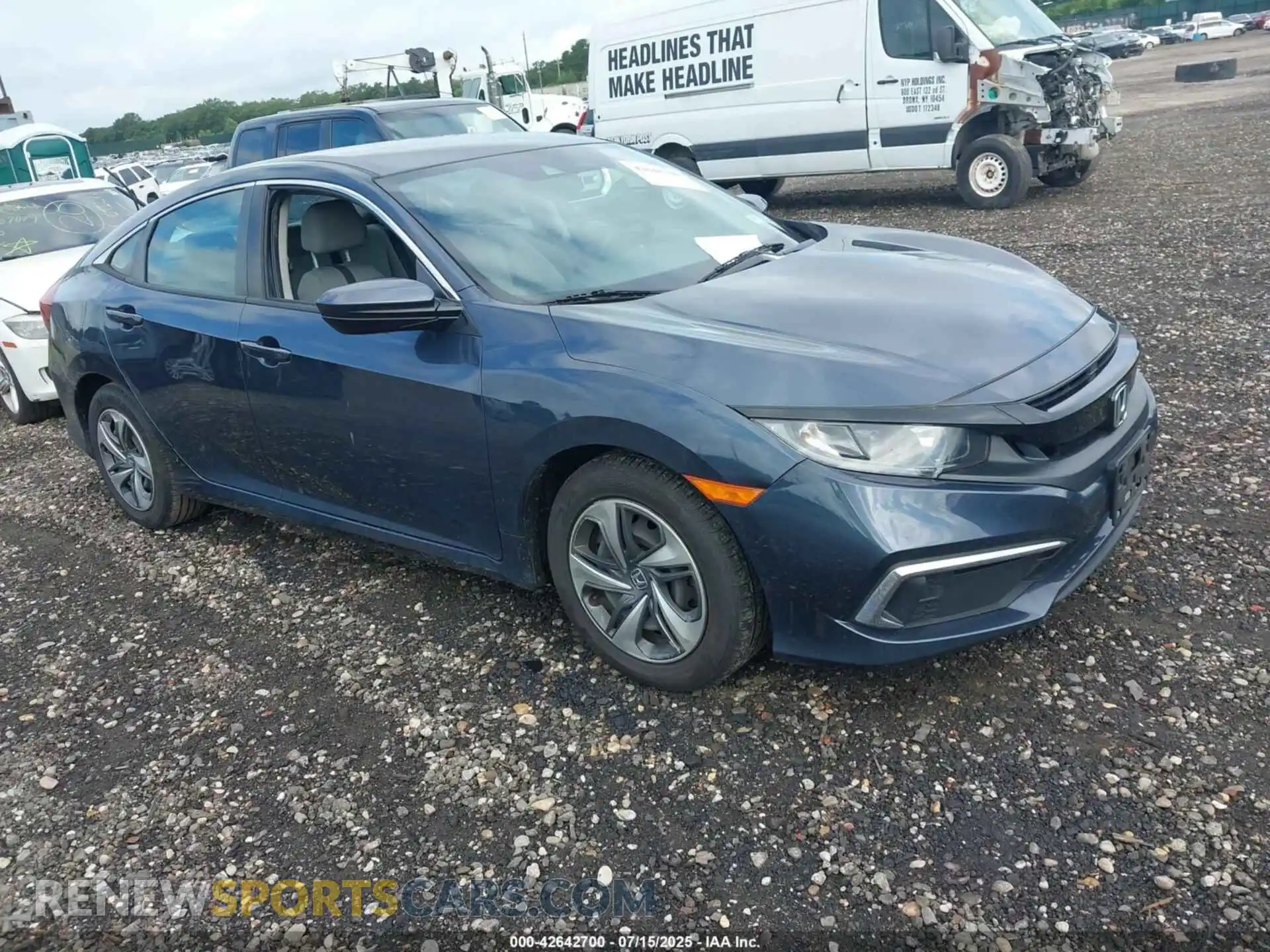 1 Photograph of a damaged car 2HGFC2F6XMH549118 HONDA CIVIC 2021
